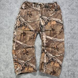 Trees & Trails Realtree Xtra Camo Fleece Lined Pants Womens XL Hunting Canvas